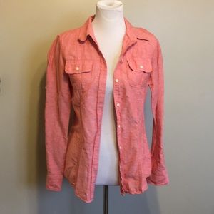 3 for $30 * Banana Republic * linen button down